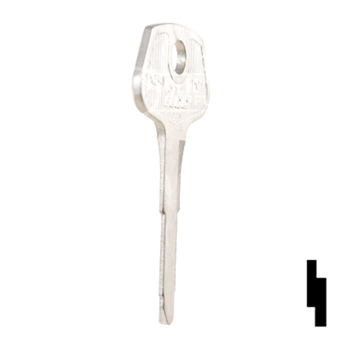 Uncut Key Blank | Chrysler, General Motors | X54, DC1 Automotive Key Ilco