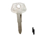 Uncut Key Blank | Chrysler, General Motors | X54, DC1 Automotive Key Ilco