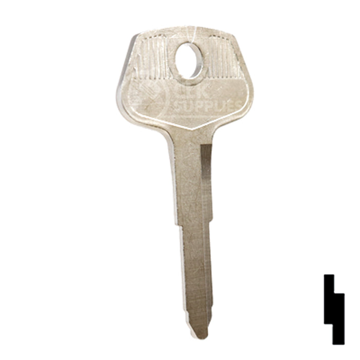 Uncut Key Blank | Chrysler, General Motors | X54, DC1 Automotive Key Ilco