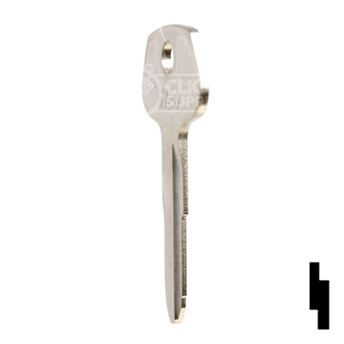 Uncut Key Blank | Chrysler, General Motors | X54, DC1 Automotive Key Ilco