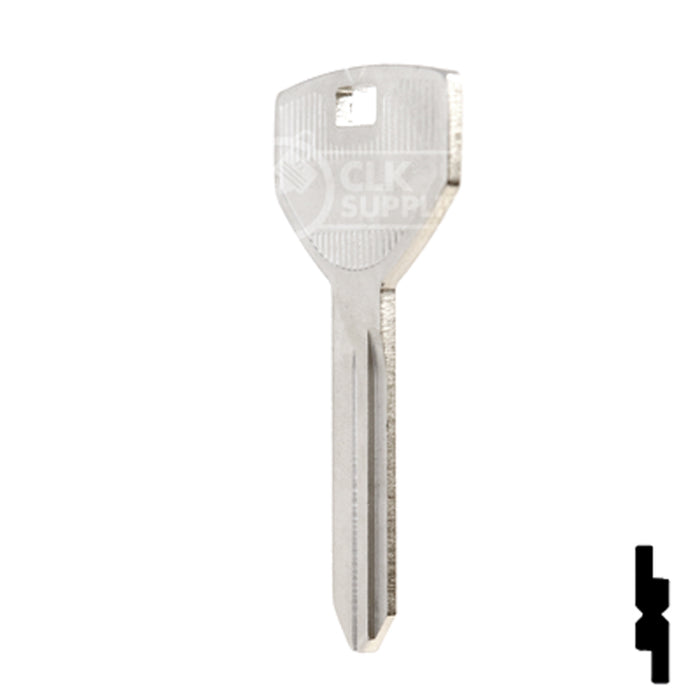 Uncut Key Blank | Chrysler |  P1789, Y154 Automotive Key Ilco