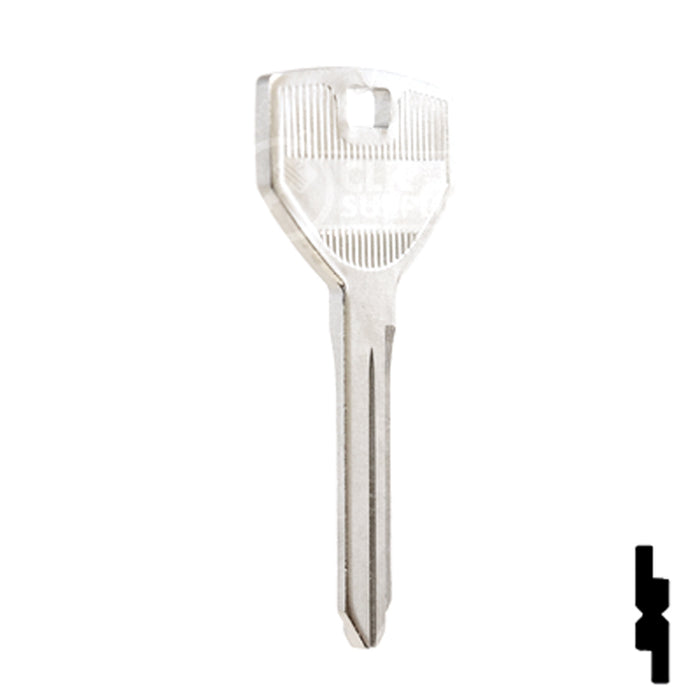 Uncut Key Blank | Chrysler |  P1789, Y154 Automotive Key Ilco