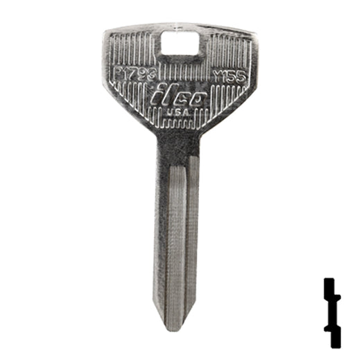 Uncut Key Blank | Chrysler | P1793, Y155 Automotive Key Ilco