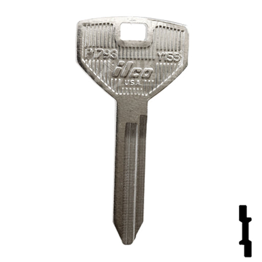 Uncut Key Blank | Chrysler | P1793, Y155 Automotive Key Ilco