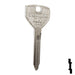 Uncut Key Blank | Chrysler | P1793, Y155 Automotive Key Ilco