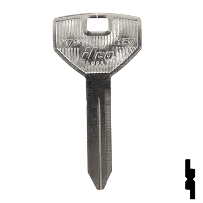 Uncut Key Blank | Chrysler | P1794 Automotive Key Ilco