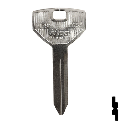 Uncut Key Blank | Chrysler | P1794 Automotive Key Ilco