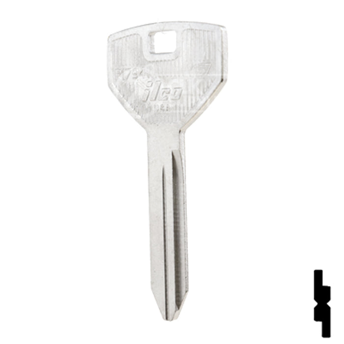 Uncut Key Blank | Chrysler | P1794 Automotive Key Ilco