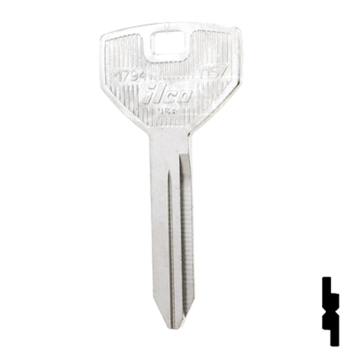 Uncut Key Blank | Chrysler | P1794 Automotive Key Ilco