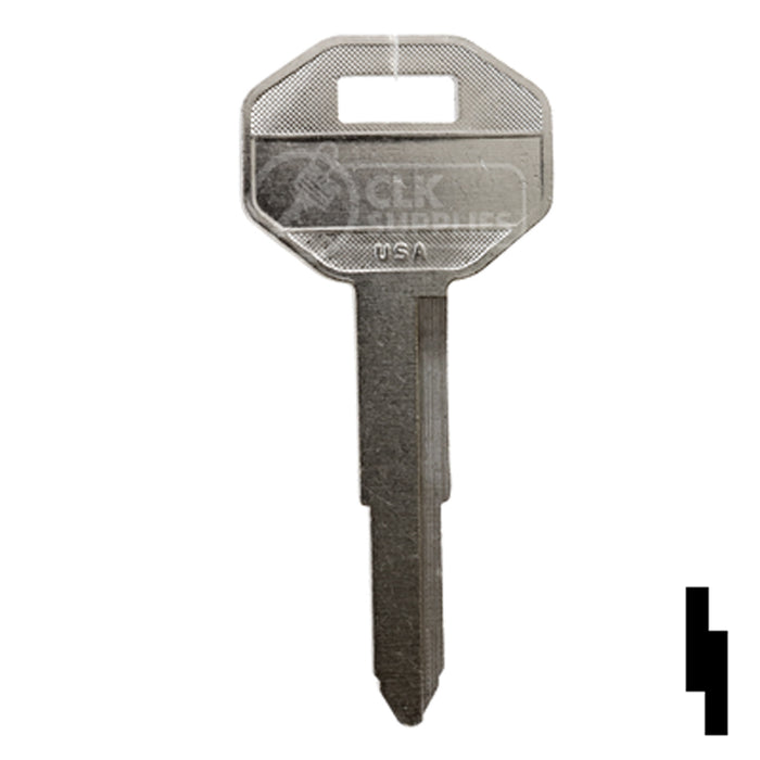 Uncut Key Blank | Chrysler | X121, DC3 Automotive Key Ilco