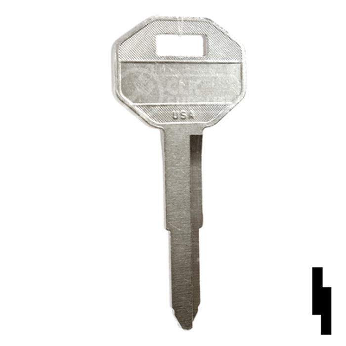 Uncut Key Blank | Chrysler | X121, DC3 Automotive Key Ilco