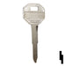 Uncut Key Blank | Chrysler | X121, DC3 Automotive Key Ilco