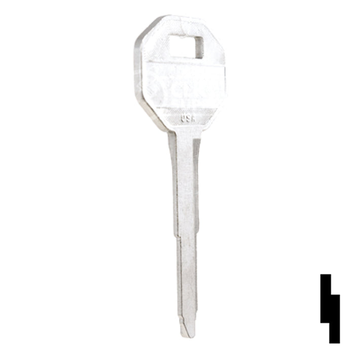 Uncut Key Blank | Chrysler | X121, DC3 Automotive Key Ilco