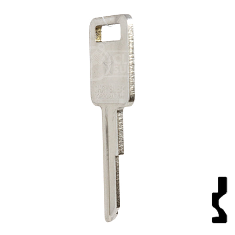 Uncut Key Blank | Dodge | RA4, 1970AM Automotive Key Strattec