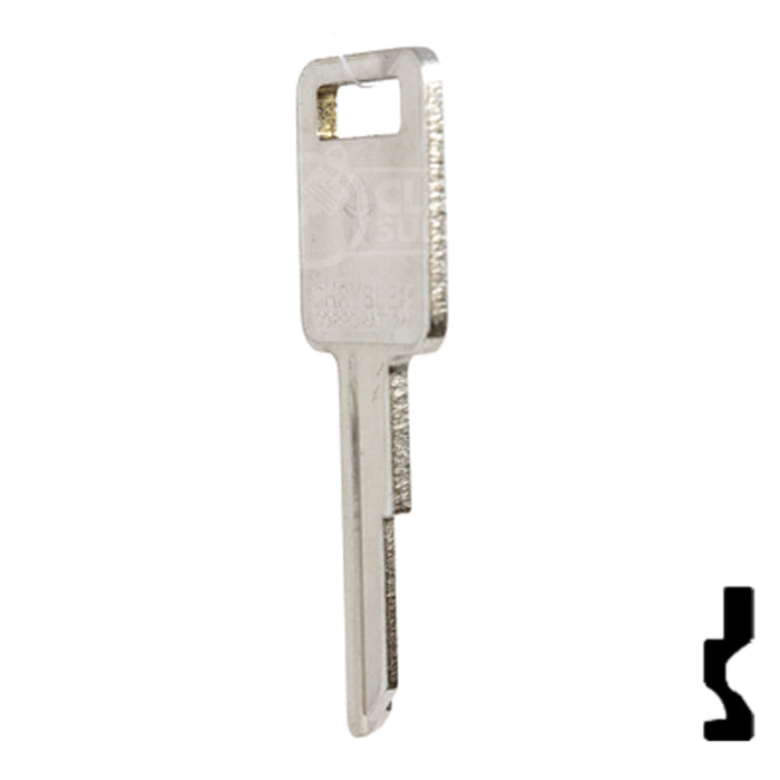 Uncut Key Blank | Dodge | RA4, 1970AM Automotive Key Strattec