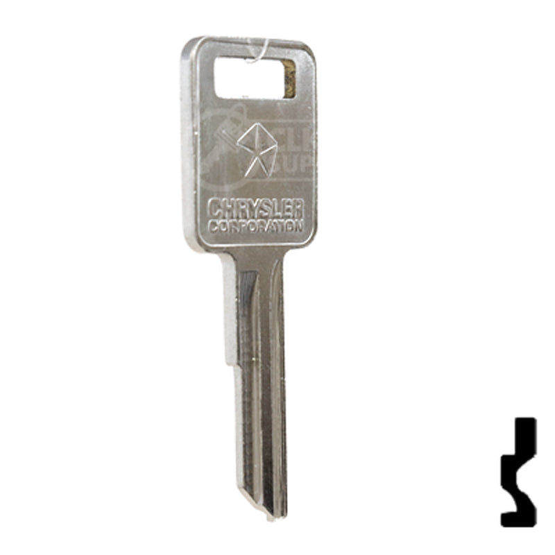 Uncut Key Blank | Dodge | RA4, 1970AM Automotive Key Strattec