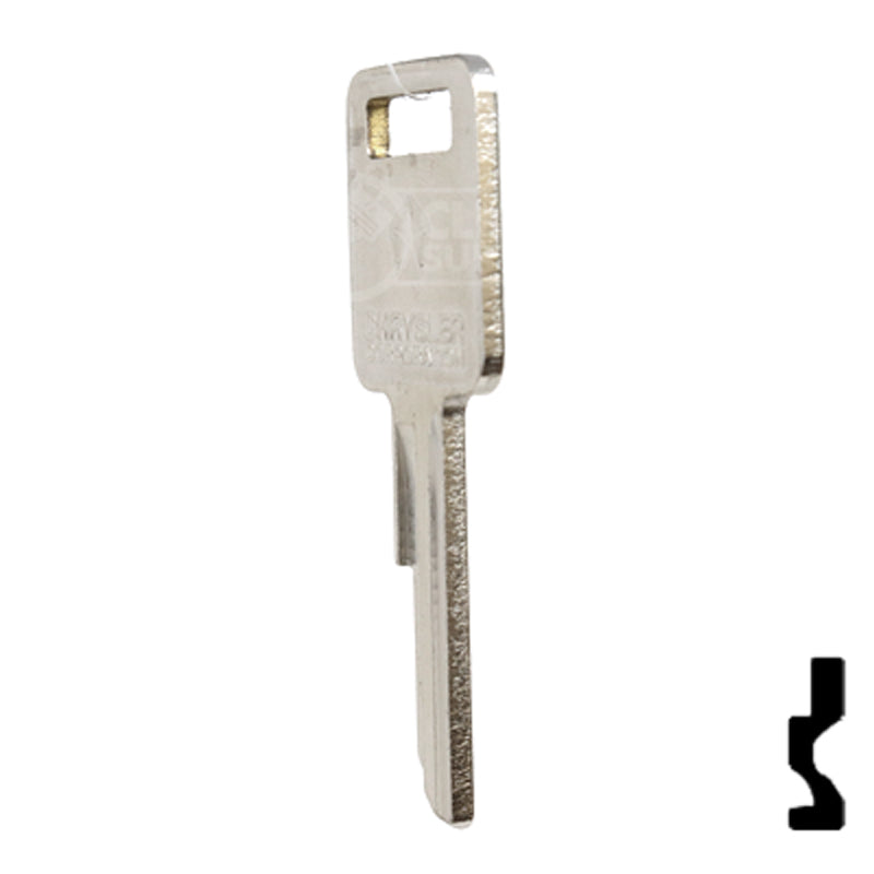 Uncut Key Blank | Dodge | RA4, 1970AM Automotive Key Strattec
