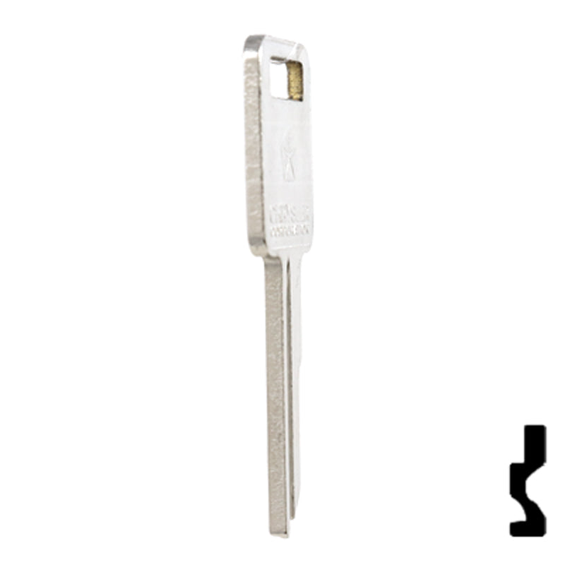 Uncut Key Blank | Dodge | RA4, 1970AM Automotive Key Strattec