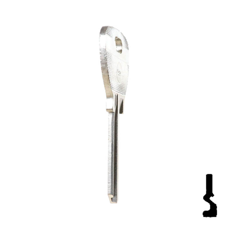 Uncut Key Blank | Escurra | ES1, ES-1I Automotive Key Ilco