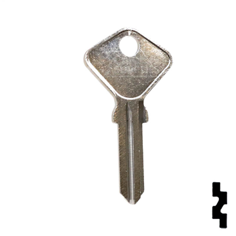 Uncut Key Blank | Fiat | F91C8 Automotive Key Ilco