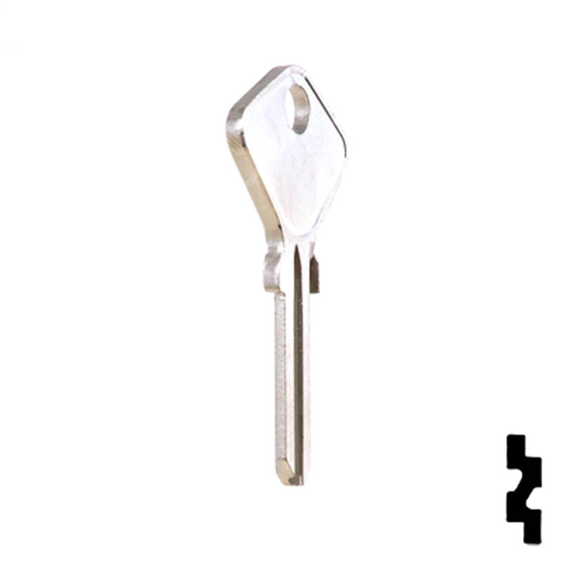Uncut Key Blank | Fiat | F91C8 Automotive Key Ilco