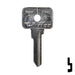 Uncut Key Blank | Fiat | X109, FT43 Automotive Key Ilco