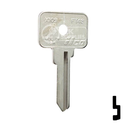 Uncut Key Blank | Fiat | X109, FT43 Automotive Key Ilco