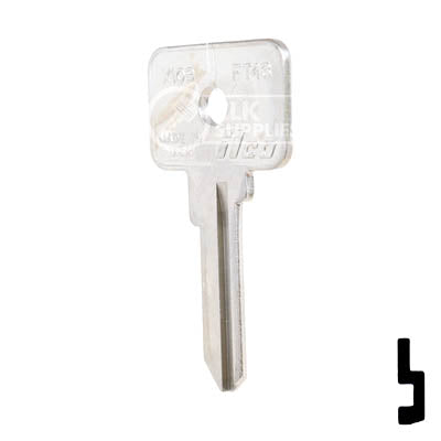 Uncut Key Blank | Fiat | X109, FT43 Automotive Key Ilco