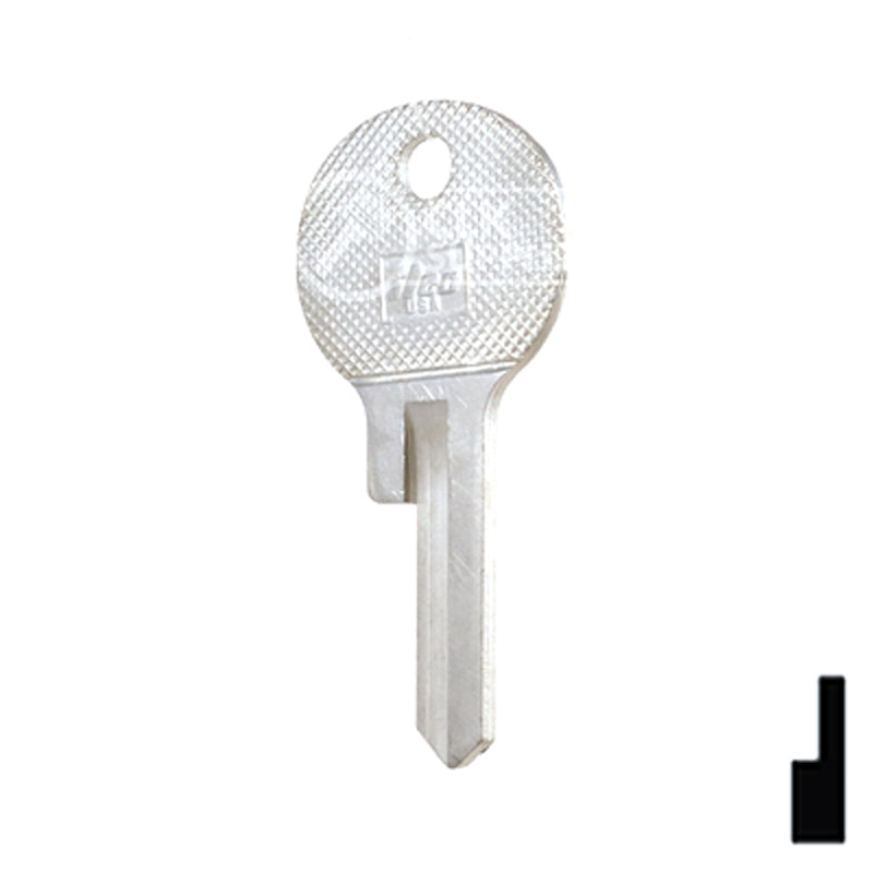 Uncut Key Blank | Ford | 1125D Automotive Key Ilco