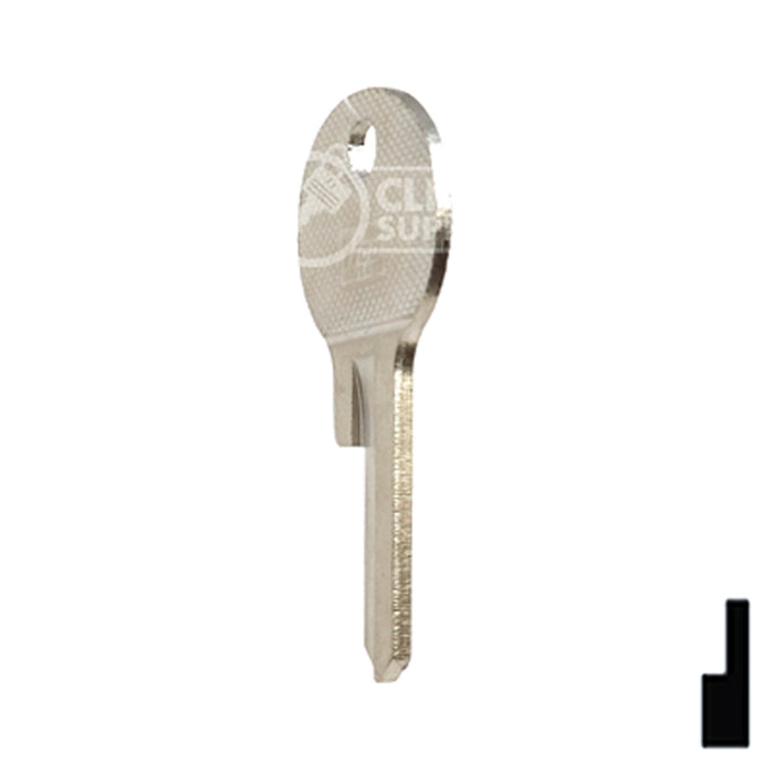 Uncut Key Blank | Ford | 1125D Automotive Key Ilco