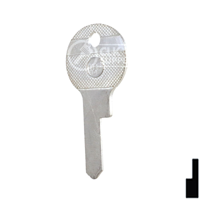 Uncut Key Blank | Ford | 1125D Automotive Key Ilco