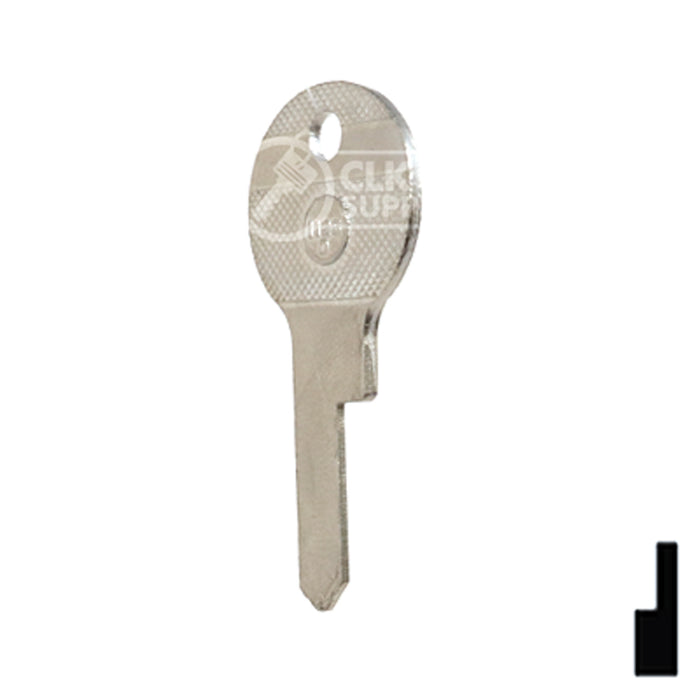 Uncut Key Blank | Ford | 1125D Automotive Key Ilco