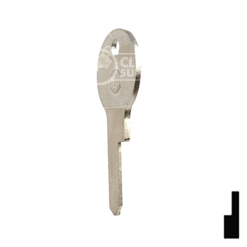Uncut Key Blank | Ford | 1125D Automotive Key Ilco