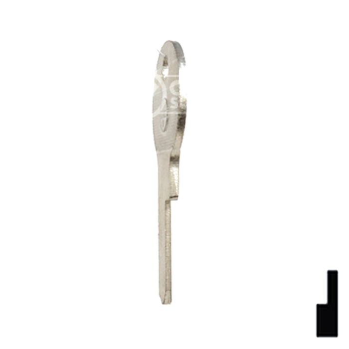 Uncut Key Blank | Ford | 1125D Automotive Key Ilco