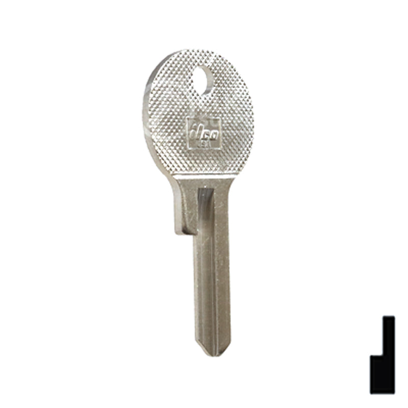 Uncut Key Blank | Ford | 1125D Automotive Key Ilco