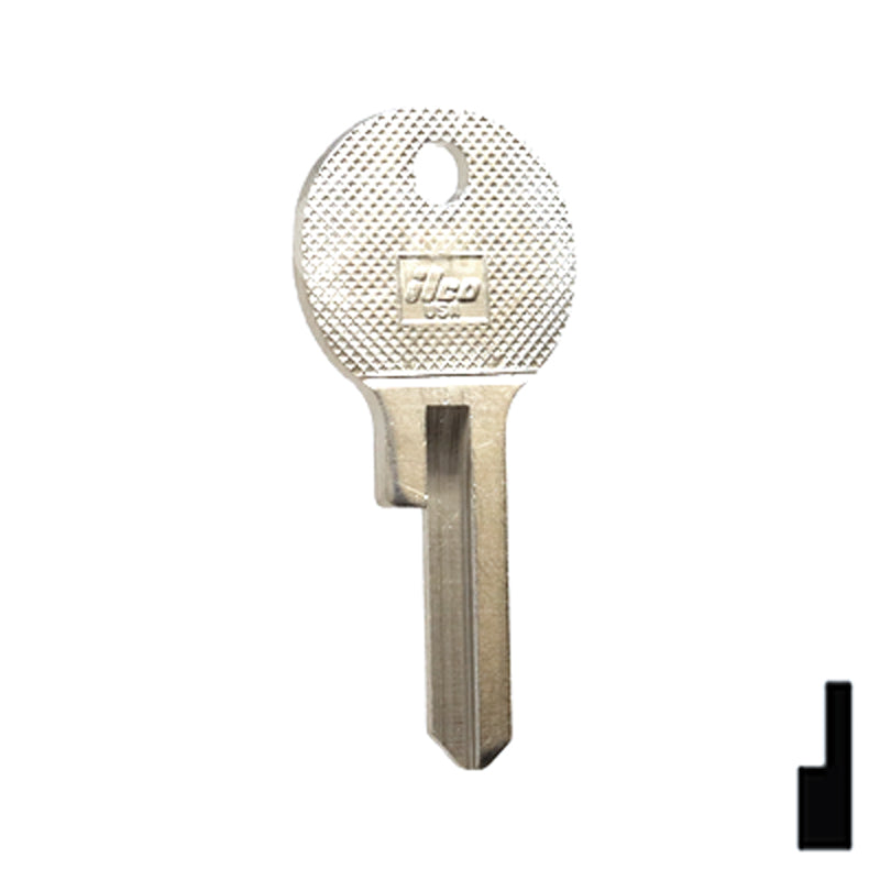 Uncut Key Blank | Ford | 1125D Automotive Key Ilco