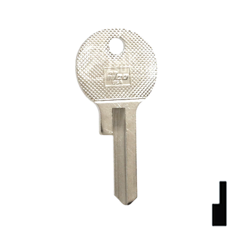 Uncut Key Blank | Ford | 1125D Automotive Key Ilco