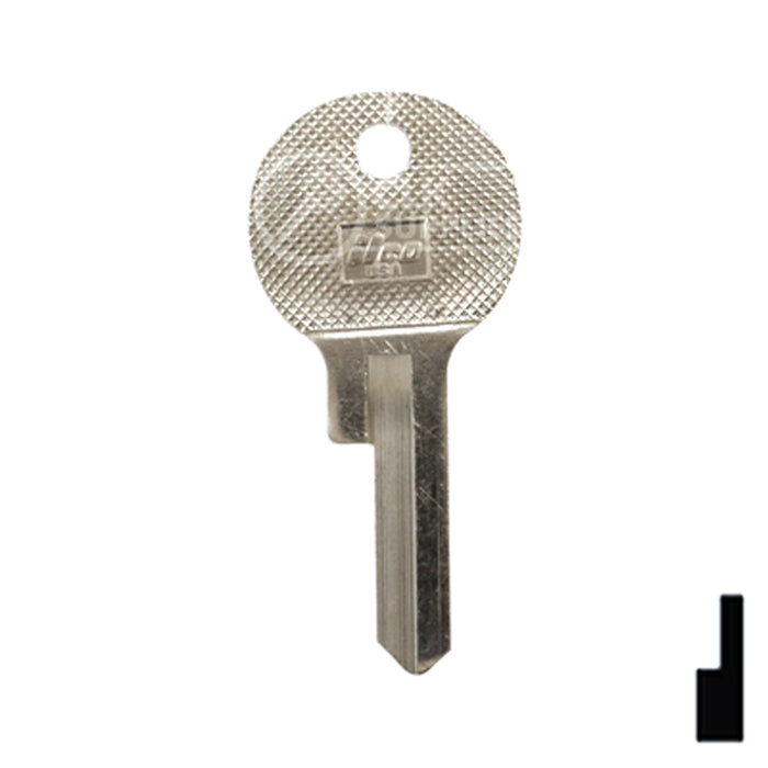 Uncut Key Blank | Ford | 1125D Automotive Key Ilco
