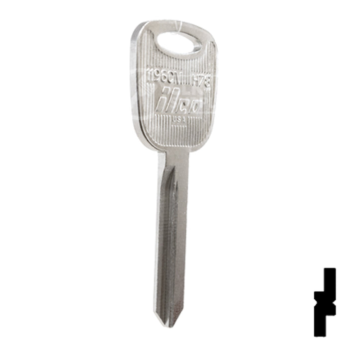 Uncut Key Blank | Ford | 1196CM, H78 Automotive Key Ilco