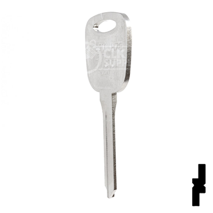 Uncut Key Blank | Ford | 1196CM, H78 Automotive Key Ilco