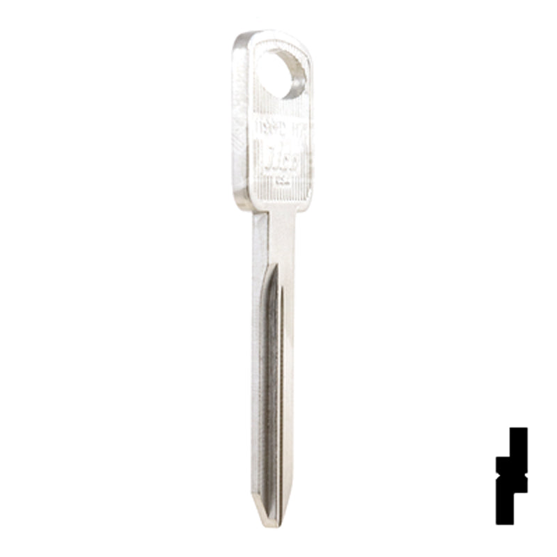 Uncut Key Blank | Ford | 1196FD, H75 Automotive Key Ilco