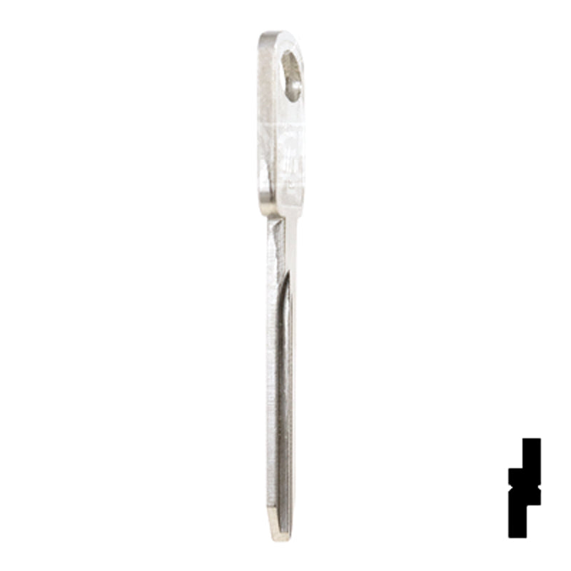 Uncut Key Blank | Ford | 1196FD, H75 Automotive Key Ilco