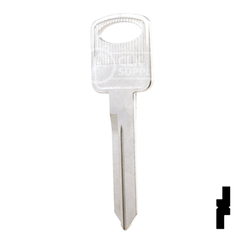 Uncut Key Blank | Ford | 1196FD, H75 Automotive Key Ilco