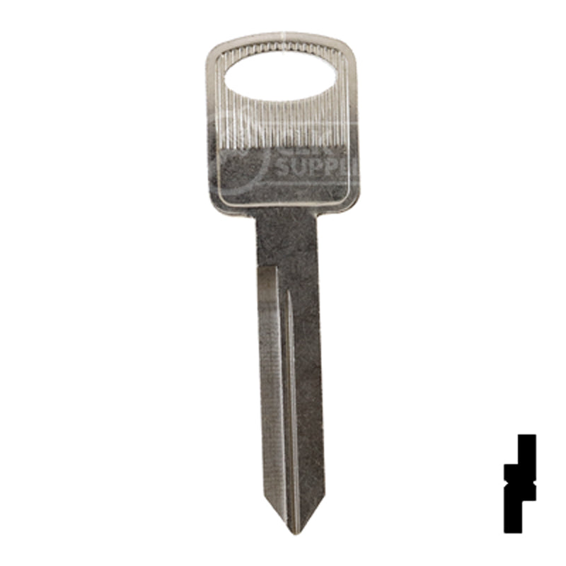 Uncut Key Blank | Ford | 1196FD, H75 Automotive Key Ilco