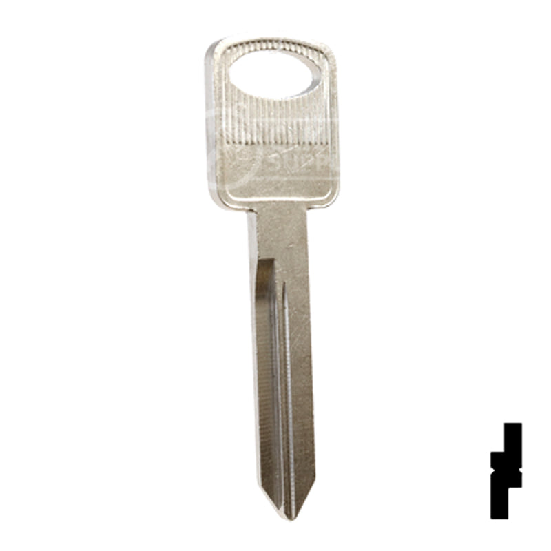 Uncut Key Blank | Ford | 1196FD, H75 Automotive Key Ilco
