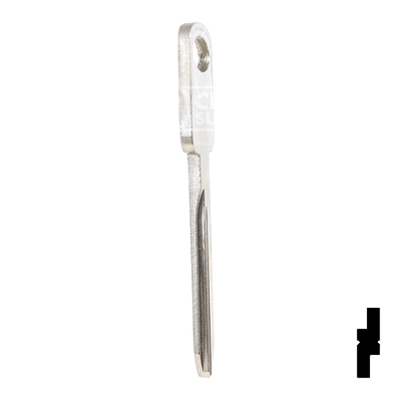 Uncut Key Blank | Ford | 1196FD, H75 Automotive Key Ilco