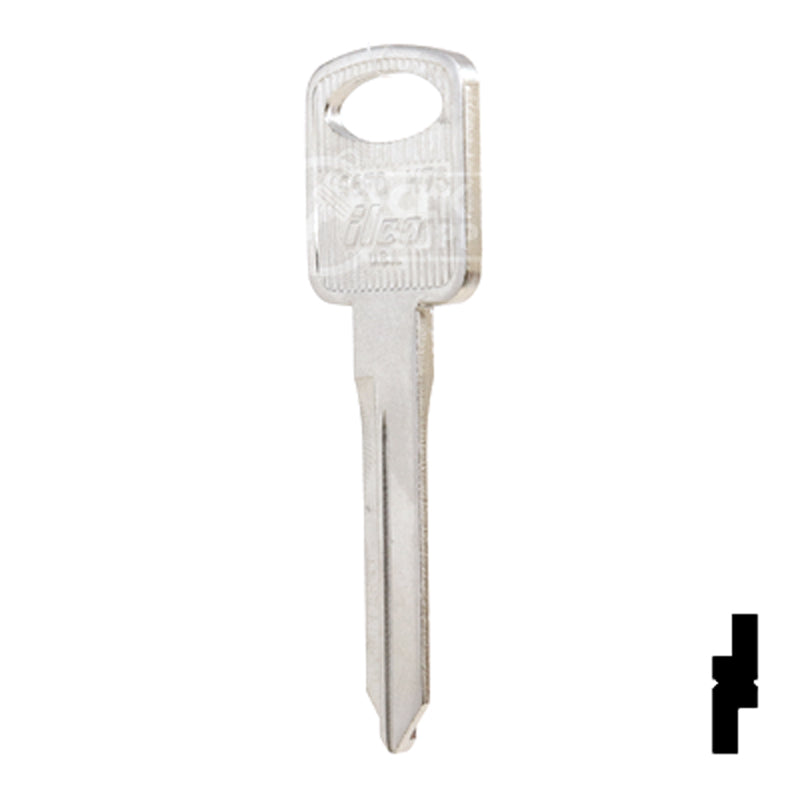Uncut Key Blank | Ford | 1196FD, H75 Automotive Key Ilco