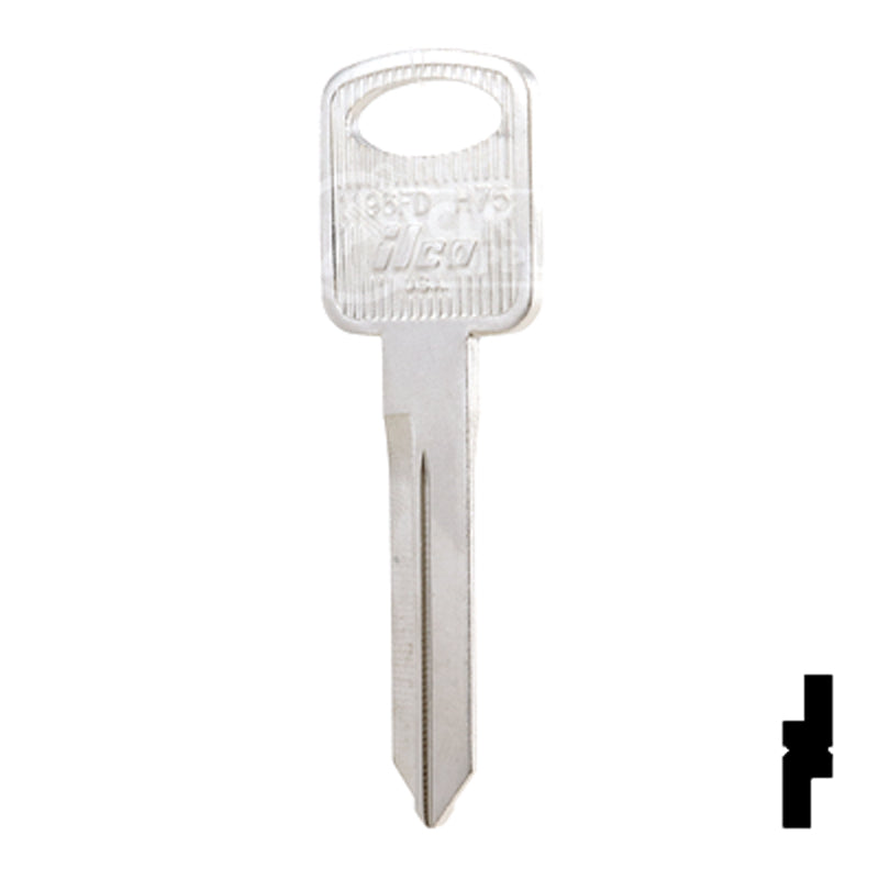 Uncut Key Blank | Ford | 1196FD, H75 Automotive Key Ilco