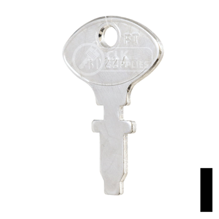 Uncut Key Blank | Ford, Fiat | BD224 Automotive Key Framon Manufacturing Company, Inc