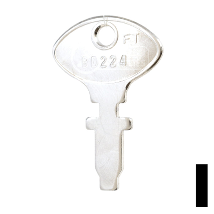 Uncut Key Blank | Ford, Fiat | BD224 Automotive Key Framon Manufacturing Company, Inc